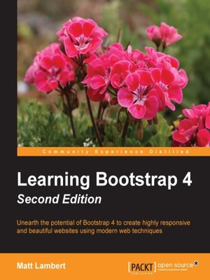 cover image of Learning Bootstrap 4